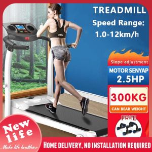 Electric Treadmill 3.5 HP + with shock absorbing system Can be folded Treadmill saving space with black speaker models Treadmill,New Life Treadmill(Same day delivery)