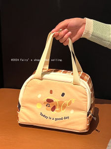 Thickened Aluminum Foil Insulated Lunch Box Bag Portable Handheld Cute Bento Bag for Students And Office Workers Meal Package