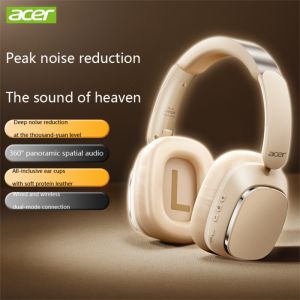 Acer | Acer ANC Bluetooth Headphones Surround Sound Headsets with HD Mic Active Noise Cancelling Earphones ENC-Calling 1000mAh OHR525