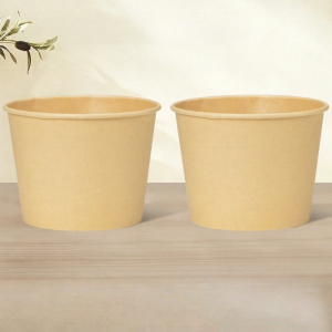 YINGXIKE | Disposable Food-grade Heat-resistant Paper Bowls With Lids Spoons