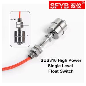 SUS316 High Power Single Level Float Switch 45mm