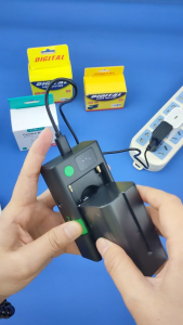 PALO Baterai NP-F Adaptor Plate with Type-C Charging Port DC12V DC8.4V USB Output for NP-F550 F750