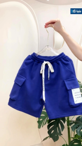 Quần Đùi Bé Trai 8-38Kg (80-150cm) Bl Halo 4 Màu Vải Da Cá Mềm Mại Quần Short Bé Trai Cạp Chun Mặc Hè Thoáng Mát QSDC12