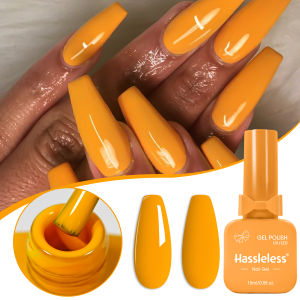 Single-Use Gel Nail Polish Classic Colors Semi-Permanent Removable by Soaking or LED Polish Suitable for Home and Salon Use