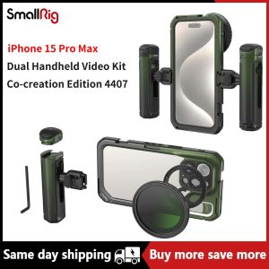 【SmallRig x Brandon Li Co Creation Edition】Suitable For  iPhone 15 Pro Max Mobile Phone Rabbit Cage Expansion Frame Photography Handheld Shooting Handle Bluetooth Connectivity