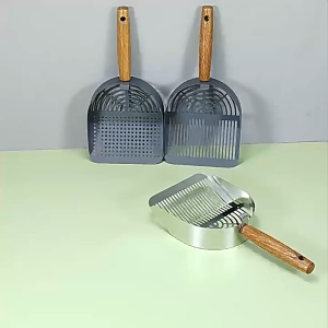 Cat Litter Scoop Pet Cat Litter Shovel Stainless Steel Cat Manure Shovel Pet Cleaning Supplies