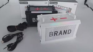 ลำโพงบลูทูธไร้สายยอดนิยมสำหรับใช้ในบ้าน กีฬากลางแจ้ง ซับวูฟเฟอร์แบบพกพา แบตเตอรี่ใช้งานได้ยาวนาน ลำโพง LED