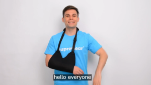 เข็มขัดยกของ สลิงปลายแขน ARM SLING ผ้าคล้องแขน อุปกรณ์พยุงแขน อุปกรณ์ประคองกระดูกและกล้ามเนื้อแขน อาร์มสลิง