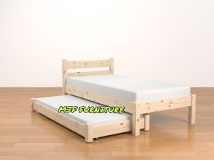 Tempat tidur kayu Sorong/Ranjang 2 in 1/Ranjang kayu sleding/dipan Sorong/Tempat tidur anak sorong/Tempat tidur kayu Sorong minimalis/Harga Tidak termasuk kasur
