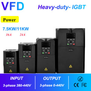 380V 415V IGBT Module 15KW/18.5KW /22KW Heavy Duty VFD Lathe Compressor Frequency Converter