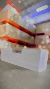 TENKIU 180CM TV Cabinet - TV 8039 (White + Sonoma Oak)