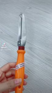 Dao bào hai lưỡi Thái dao gọt hai lưỡi chính hãng Thái Lan Cán Vàng - 22cm