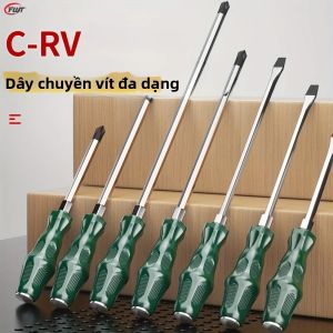 Tuốc Nơ Vít Tác Động Bằng Thép Mangan Siêu Cứng Đầu Mở Rộng Siêu Bền Dùng Cho Ô Tô & Chế Biến Gỗ Đầu Pozidriv 6-8mm Có Tay Cầm