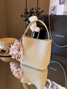 MY&FSNH | Elegant Stylish Soft Leather Basket Tote Bag