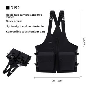 Cwatcun | Professional Photography Vest Multiple Compartments