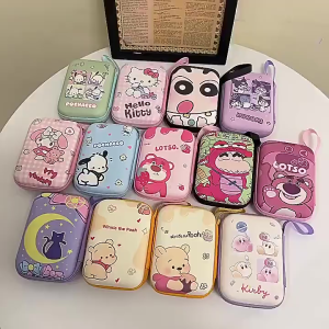 กล่องเก็บสายเคเบิลข้อมูล ฝาครอบป้องกันเครื่องชาร์จ Winnie ความจุขนาดใหญ่ มัลติฟังก์ชั่น EVA แบบพกพา ท่องเที่ยวกลางแจ้ง