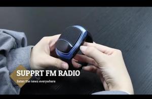 Smart Led Sport Music Wireless Bluetooth Watch Speaker Hands-Free