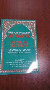 Mushaf Muallim At Tartil Juz 26 27 28 29 30 Rasmul Utsmani