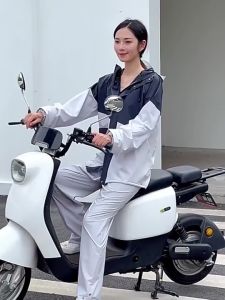 【24-hour long-lasting waterproof】 Thicken raincoat for men motorcycle raincoat raincoat for adult