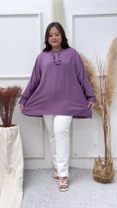 Atasan Jumbo Ld 135 Cm Model Variasi Rufflle Kekinian - Aleeya Top