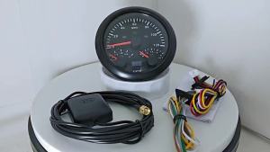 ELING 2 Gauge Set 85mm 120 200MPH GPS Speedometer 0-8000RPM Tachometer with Oil Pressure Water Temp Fuel Level Voltmeter for Car