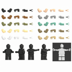 Special Shape Arm Pieces for MOC Building Parts