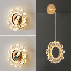 Modern Minimalist Designer Bedroom Wall Lamps Super Bright Living Room Lights Aluminum Body High Translucent PMMA Lampshade