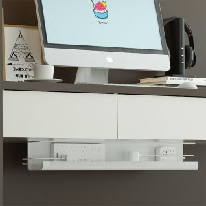 Punch-free under-the-table cable management rack under-the-table wire fixed plug-in rack cluster cable management slot