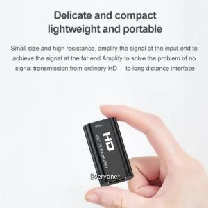 xiede | 4K*2K HDMI-compatible Repeater Extender Amplifier Booster Joiner Adapter Booster Over 4.95Gbps Signal HDMI-compatible Extender