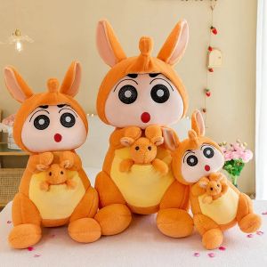 60 cm Kawaii Bút chì màu Shin-chan Đồ chơi sang trọng lớn cho trẻ em Gối ngủ Búp bê Tựa lưng Thân thiện với làn da Phim hoạt hình Cô gái dễ thương Quà tặng sinh nhật