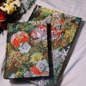 Hebens Vintage Oil Painting Notebook High Aesthetic Value Girls Diary Book Fixed Page Notebook High Quality Blank Paper Notebook