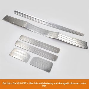 LT | Phù hợp với các loại xe Mitsubishi Pajero V73 V93 V97 bao gồm thanh ngưỡng cửa thảm chào khách tấm bảo vệ cốp sau và trang trí cửa lên xe