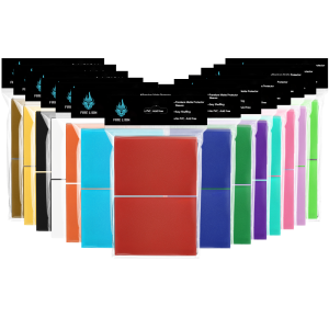 100PCS 62x89mm Japanese Size Colorful Matte Trading Card Sleeves Toploaders Fit YGO/TCG Sports Card Protector for Photocard