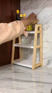 Rak Bumbu Dapur Serbaguna 3 Tingkat: Solusi Penyimpanan yang Efisien