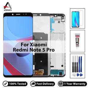 Xiaomi Redmi Note 5 จอแสดงผล LCD Touch Screen 100% ทดสอบ Touch Digitizer Assembly Touch Panel คุณภาพสูง พร้อมเครื่องมือฟรี