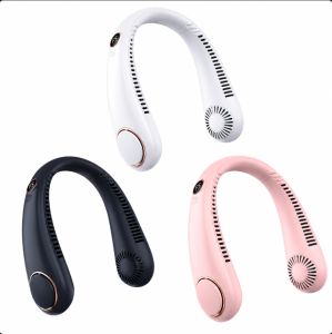 Bladeless Neck FanQuiet Rechargeable Neck Fan | Portable Small Wireless Electric Fan for Running Climbing Camping Walking
