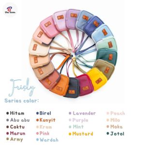 Dompet mikaela pouch by biru tsabita anti air