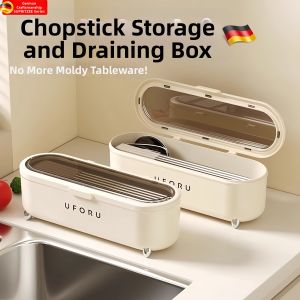 High-end Kitchen Utensil Storage Holder Drainage