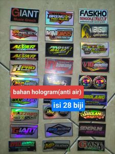 STIKER SOUND | STIKER AUDIO | STIKER SOUNDSYSTEM | STIKER PACK | STIKER 1 LEMBAR | STIKER HOLOGRAM | STIKER ANTI AIR | STIKER ISI 28 BIJI