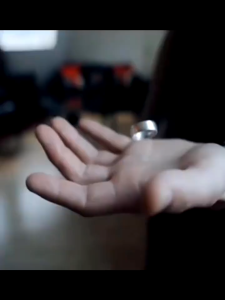 Funny Gimmick Prop Mentalism Performance Magic Flying Ring For Funny Props Performance Mentalism