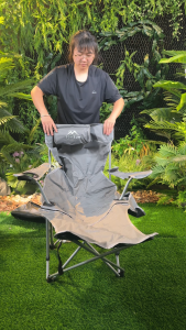 BKK เก้าอี้เเคมปิง เก้าอี้แคมป์ปิ้ง เก้าอี้ปรับเอนนอน เก้าอี้ปรับเอน camping เก้าอี้พับ เก้าอี้พับนอนได้ เก้าอี้ตกปลา รับน้ำหนักได้ 120kg ส่งถุงเก็บ