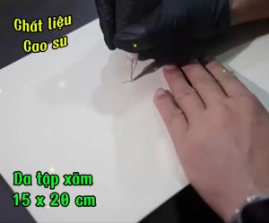 Da tập xăm hình hoặc xăm thẩm mĩ chất liệu cao su
