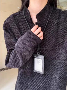 เสื้อยืดคอกลมแขนยาวลายทางสีดำ ทรงหลวม ผ้าฝ้ายผสม ทรงปกติ สำหรับผู้ชาย ฤดูใบไม้ร่วง 2025 ทรงหลวม ไม่ต้องรีด