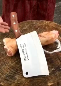 Dao chặt xương chặt thịt gà bản lớn SEKI