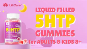 [COD]  Lilicare 5HTP Gummies with Magnesium Glycinate - Melatonin Free Sleep Gummies for Adults & Kids 8+ GABA L-Glycine Ashwagandha B6 For SleepBrain & Muscle RelaxationFocusWake Up Energized 60Cts