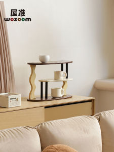 WOZOOM Living Room Entrance Decorative Display Shelf Tabletop Ornament High-End Minimalist Room Arrangement Accessories