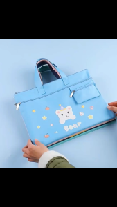 Kids Tote Bag Student Book Bag Large Capacity Handbag Waterproof Tote Bag for Yellow Pad 37*28cm