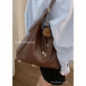 Retro Minority Underarm Bag Female 2024 New Arrival Tide South Korea Tote Bag Preppy Style Large Capacity Shoulder Messenger Bag