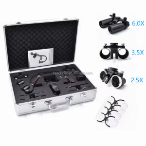 2.5X/3.5X/6.0x full set of magnifying glass wireless headlight magnifying glass