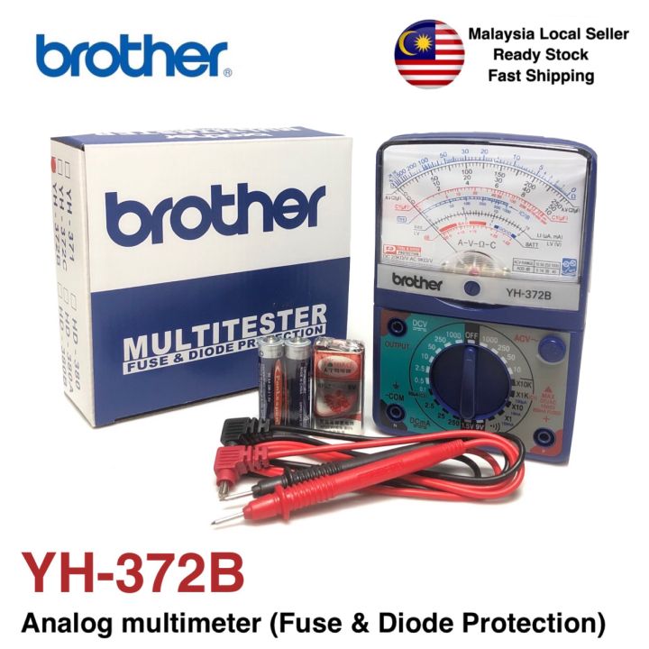 BROTHER YH-372B ANALOG MULTITESTER / MULTIMETER | Lazada